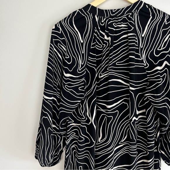 ZARA Printed Button Down Midi Dress - Picture 5 of 7